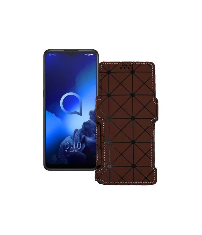 Чохол-книжка з екошкіри для телефону Alcatel 3x 2019