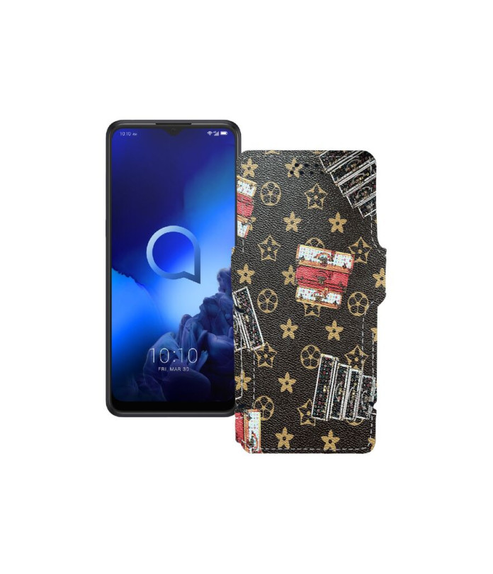 Чохол-книжка з екошкіри для телефону Alcatel 3x 2019