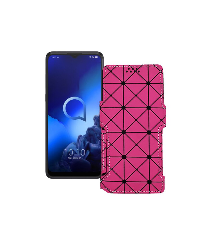 Чохол-книжка з екошкіри для телефону Alcatel 3x 2019