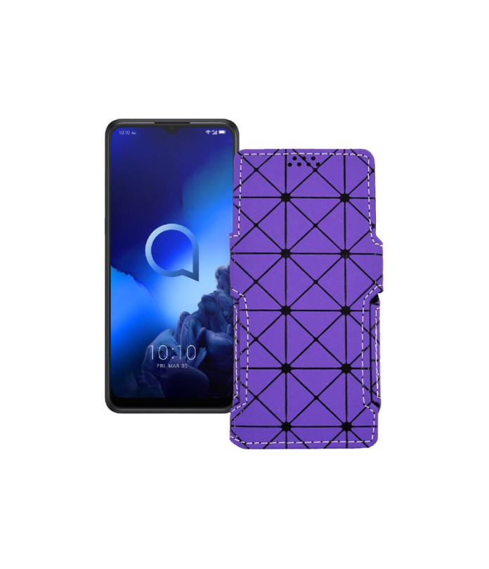 Чохол-книжка з екошкіри для телефону Alcatel 3x 2019