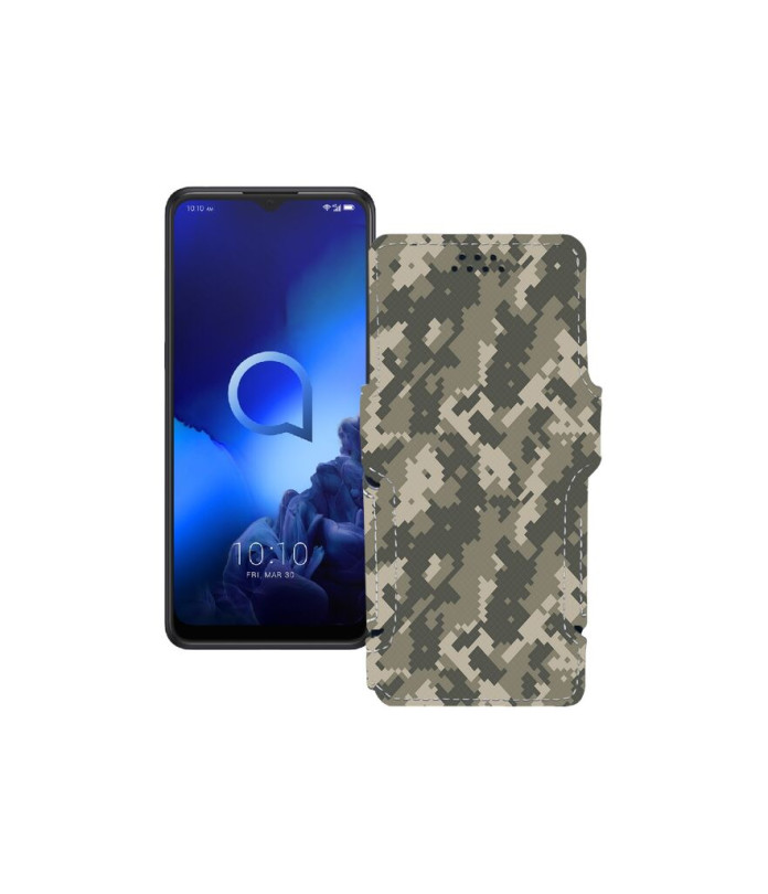 Чохол-книжка з екошкіри для телефону Alcatel 3x 2019