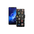Чохол-книжка з екошкіри для телефону Alcatel 3x 2019