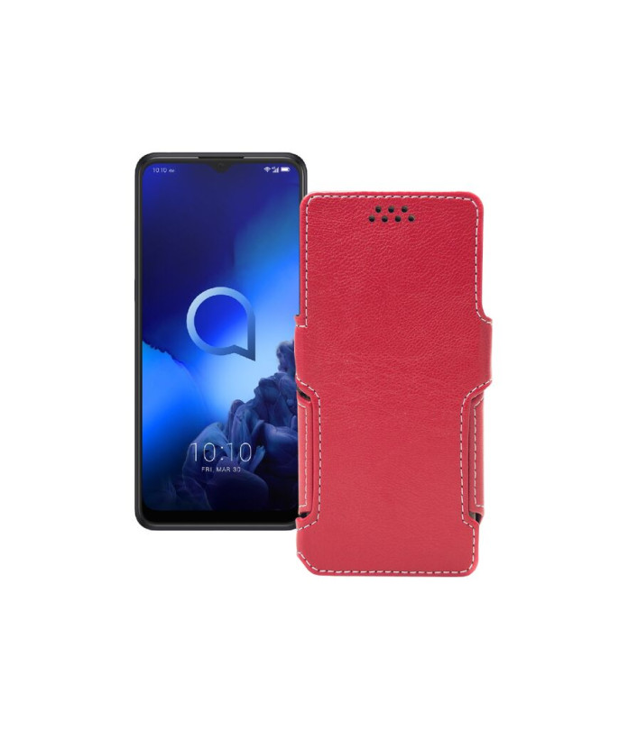 Чохол-книжка з екошкіри для телефону Alcatel 3x 2019