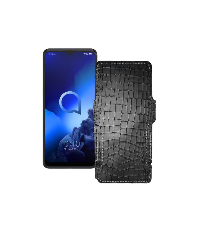 Чохол-книжка з екошкіри для телефону Alcatel 3x 2019