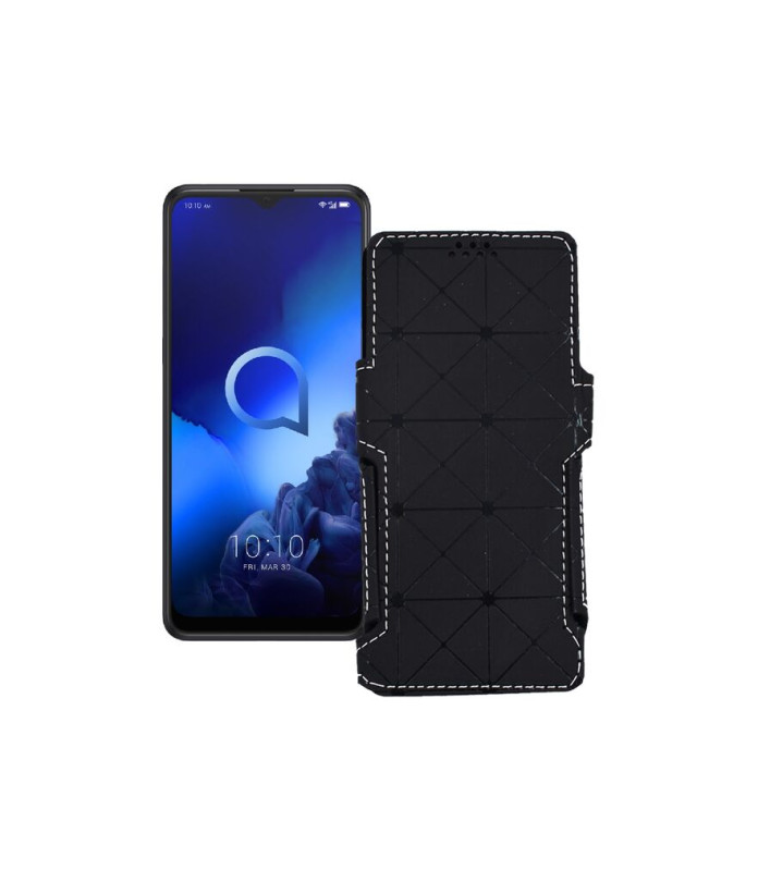 Чохол-книжка з екошкіри для телефону Alcatel 3x 2019