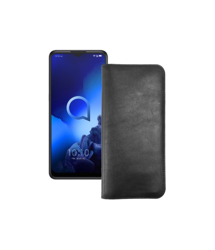 Портмоне з шкіри для телефону Alcatel 3x 2019