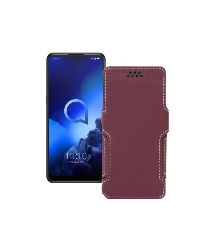 Чохол-книжка з екошкіри для телефону Alcatel 3x 2019