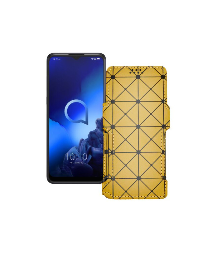 Чохол-книжка з екошкіри для телефону Alcatel 3x 2019