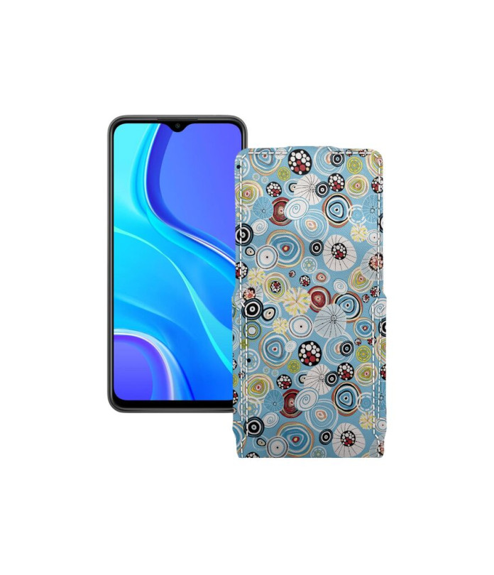 Чохол-флип з екошкіри для телефону Xiaomi Redmi 9