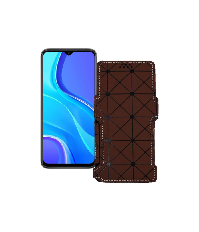 Чохол-книжка з екошкіри для телефону Xiaomi Redmi 9