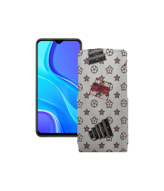 Чохол-флип з екошкіри для телефону Xiaomi Redmi 9