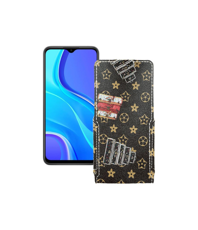 Чохол-флип з екошкіри для телефону Xiaomi Redmi 9