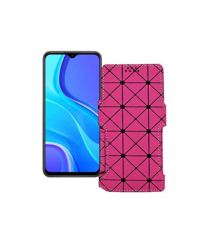 Чохол-книжка з екошкіри для телефону Xiaomi Redmi 9