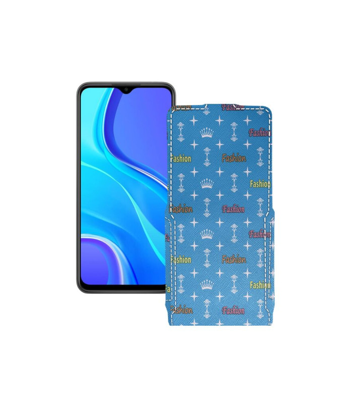 Чохол-флип з екошкіри для телефону Xiaomi Redmi 9