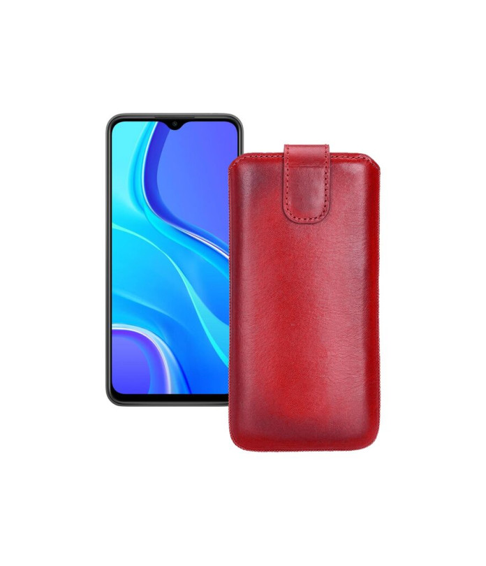 Витяжка з екошкіри для телефону Xiaomi Redmi 9