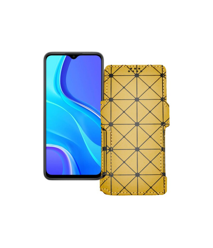 Чохол-книжка з екошкіри для телефону Xiaomi Redmi 9