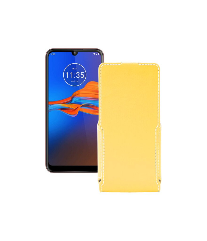 Чохол-флип з екошкіри для телефону Motorola Moto E6 Plus