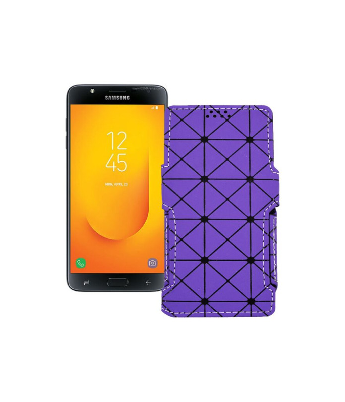 Чохол-книжка з екошкіри для телефону Samsung Galaxy J7 Duo (J720)