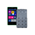 Чохол-флип з екошкіри для телефону Nokia X Dual Sim