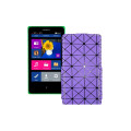 Чохол-флип з екошкіри для телефону Nokia X Dual Sim