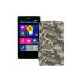 Чохол-флип з екошкіри для телефону Nokia X Dual Sim