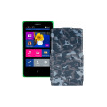 Чохол-флип з екошкіри для телефону Nokia X Dual Sim