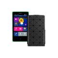 Чохол-флип з екошкіри для телефону Nokia X Dual Sim