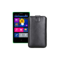 Витяжка з екошкіри для телефону Nokia X Dual Sim