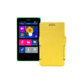 Чохол-книжка з екошкіри для телефону Nokia X Dual Sim