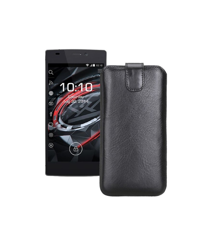 Витяжка з екошкіри для телефону Prestigio MultiPhone Grace 7557 Dual