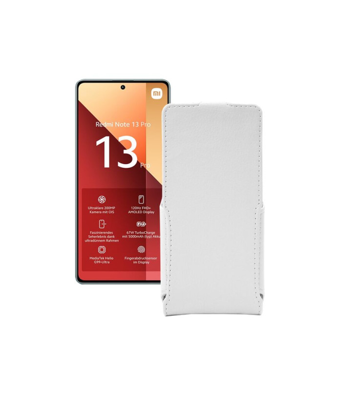 Чохол-флип з екошкіри для телефону Xiaomi Redmi Note 13 Pro 4G