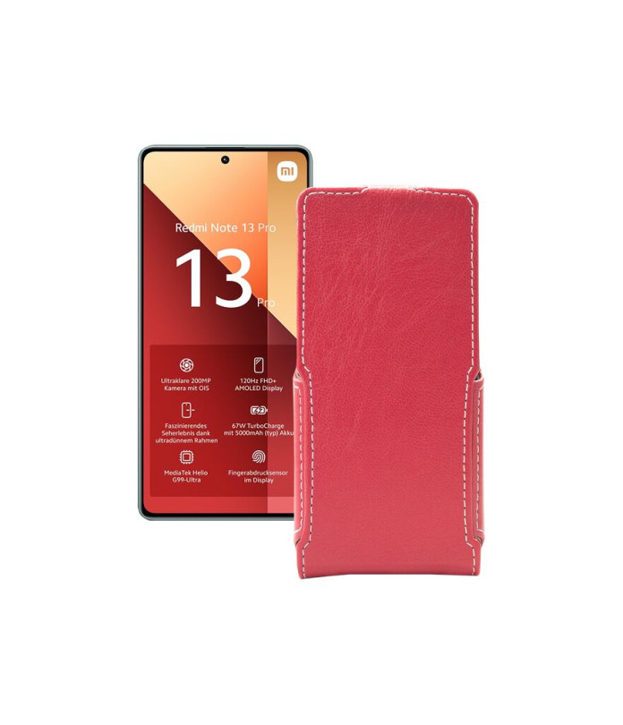 Чохол-флип з екошкіри для телефону Xiaomi Redmi Note 13 Pro 4G