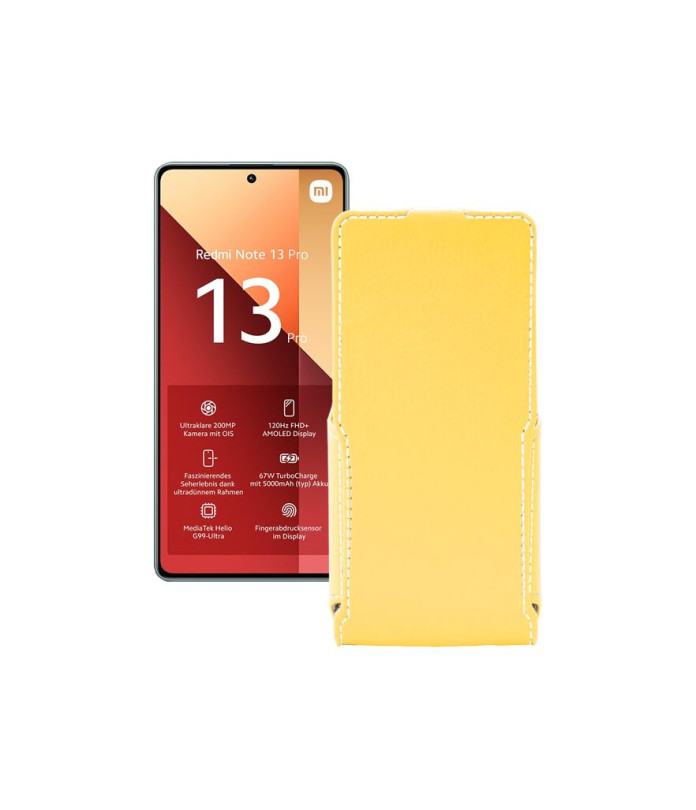 Чохол-флип з екошкіри для телефону Xiaomi Redmi Note 13 Pro 4G