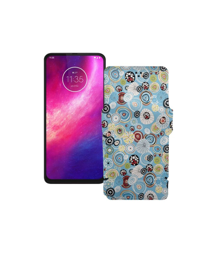 Чохол-книжка з екошкіри для телефону Motorola One Hyper