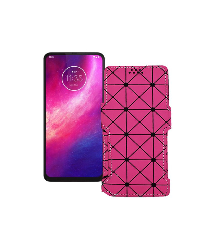 Чохол-книжка з екошкіри для телефону Motorola One Hyper