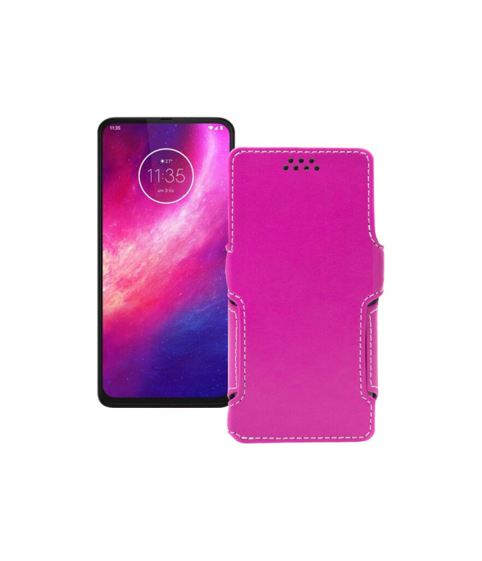 Чохол-книжка з екошкіри для телефону Motorola One Hyper