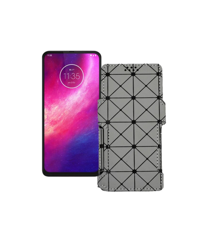 Чохол-книжка з екошкіри для телефону Motorola One Hyper