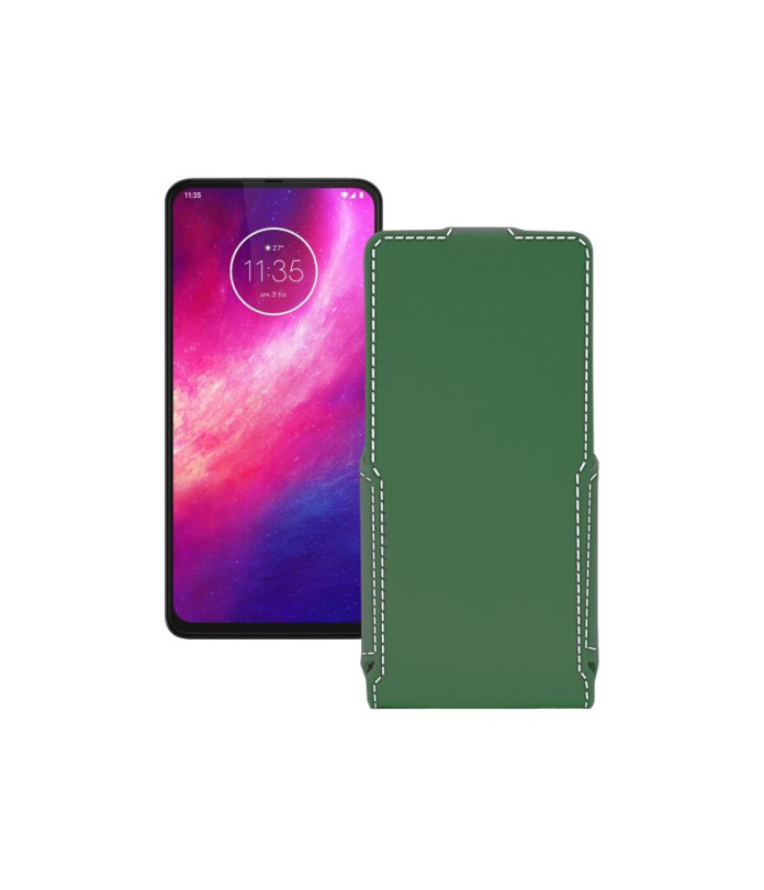 Чохол-флип з екошкіри для телефону Motorola One Hyper