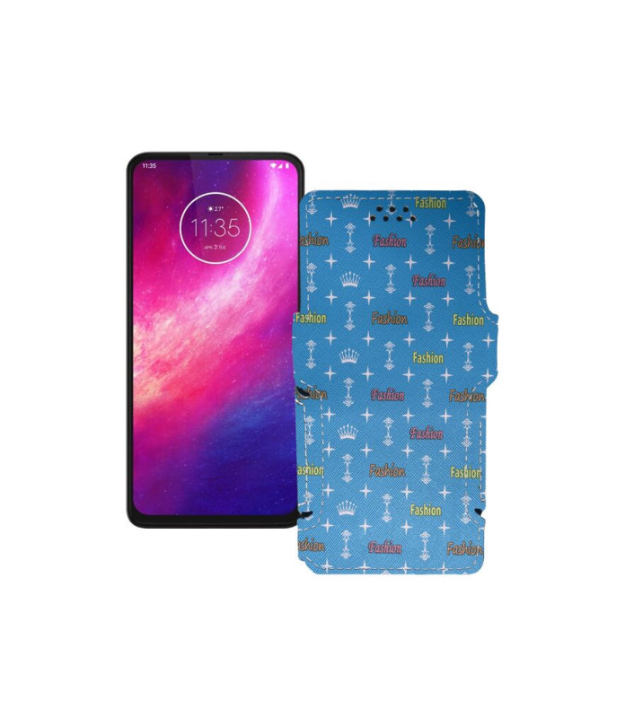 Чохол-книжка з екошкіри для телефону Motorola One Hyper