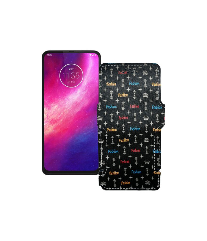 Чохол-книжка з екошкіри для телефону Motorola One Hyper