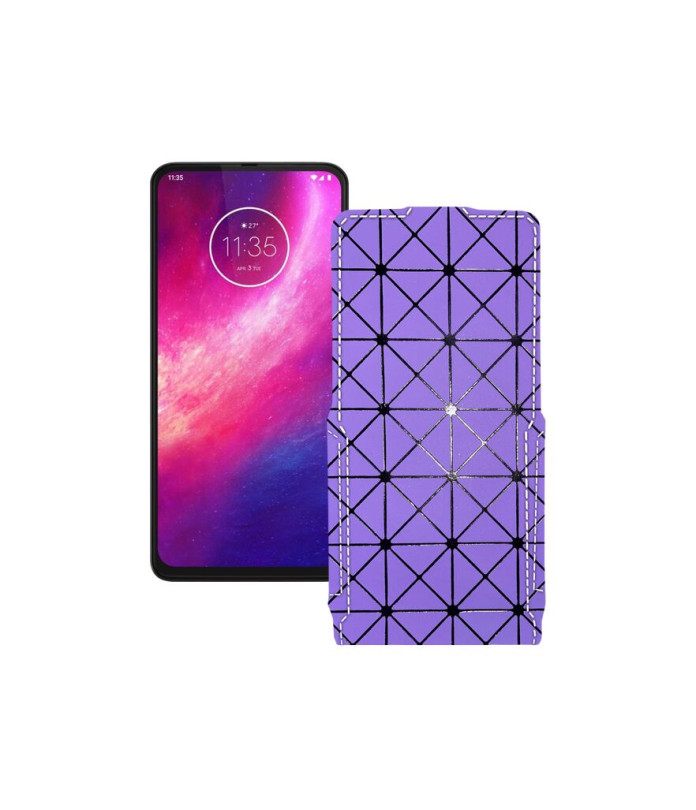 Чохол-флип з екошкіри для телефону Motorola One Hyper