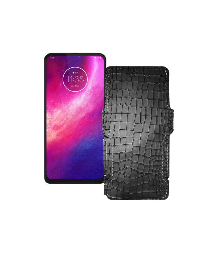 Чохол-книжка з екошкіри для телефону Motorola One Hyper