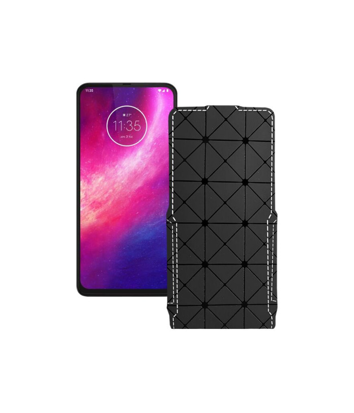 Чохол-флип з екошкіри для телефону Motorola One Hyper