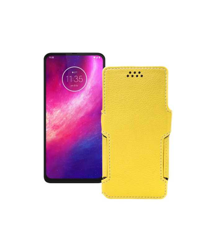 Чохол-книжка з екошкіри для телефону Motorola One Hyper