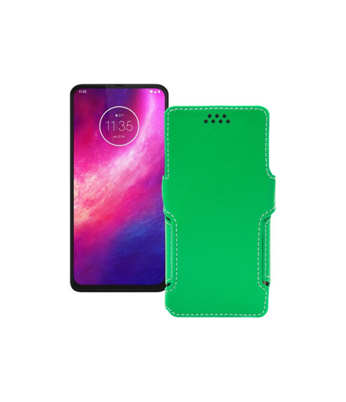 Чохол-книжка з екошкіри для телефону Motorola One Hyper