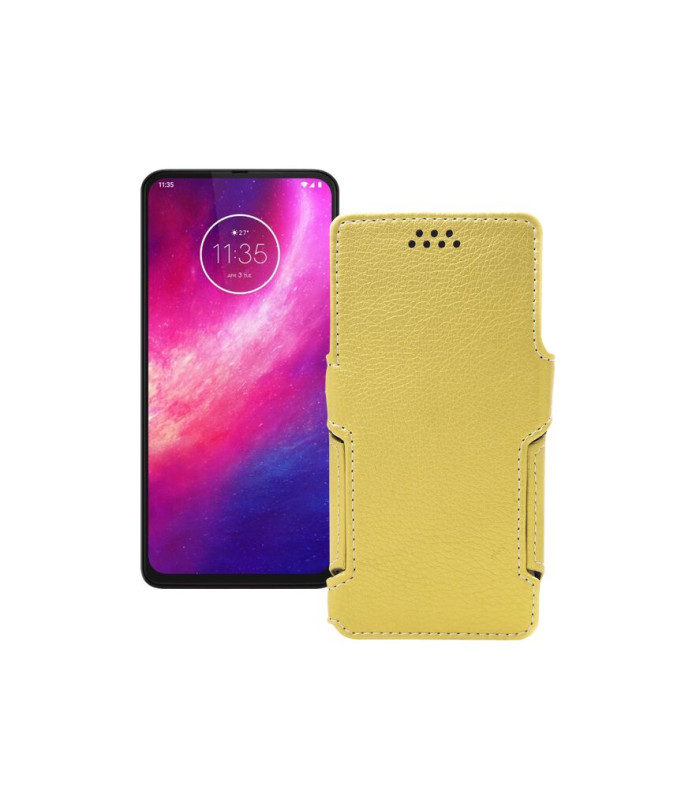 Чохол-книжка з екошкіри для телефону Motorola One Hyper