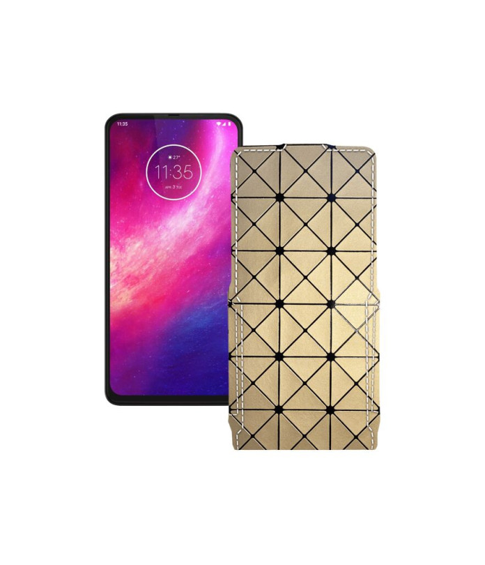 Чохол-флип з екошкіри для телефону Motorola One Hyper