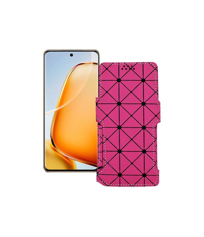 Чохол-книжка з екошкіри для телефону Vivo T3 Pro