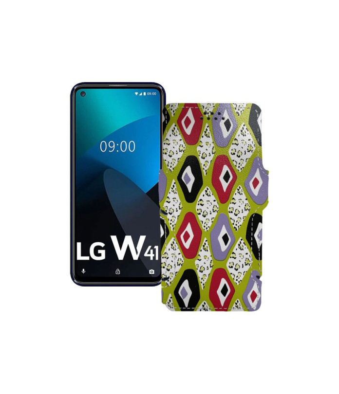 Чохол-книжка з екошкіри для телефону LG W41