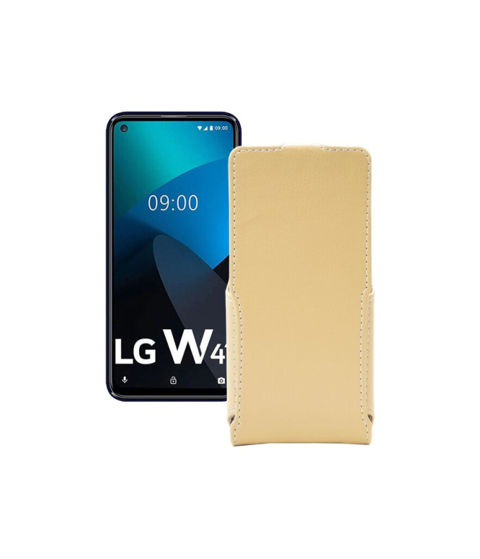 Чохол-флип з екошкіри для телефону LG W41